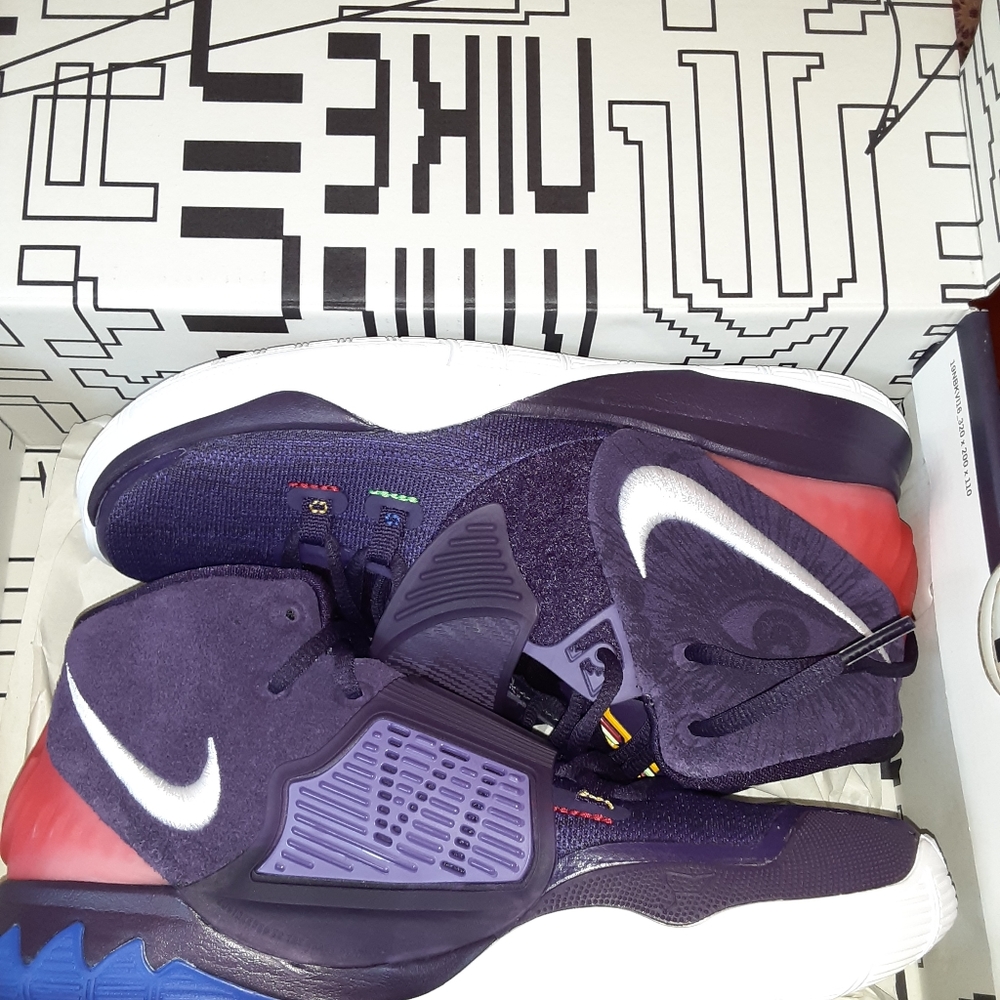 Nike Kyrie 6 (GS) Basketball Shoes Purple Multi-Co